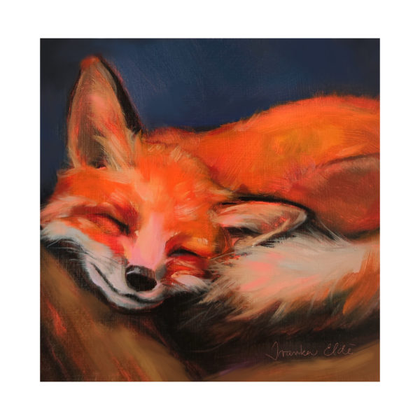 Art Print Vulpes Dormant Fox